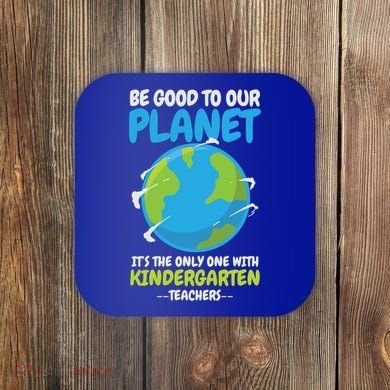 Earth Day Kindergarten Teacher Gift Coaster