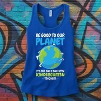 Earth Day Kindergarten Teacher Gift Women's Tank Top thumb 3