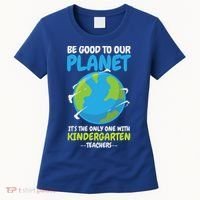 Earth Day Kindergarten Teacher Gift Women's T-Shirt thumb 0
