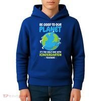 Earth Day Kindergarten Teacher Gift Kids Hoodie thumb 4