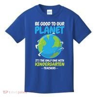 Earth Day Kindergarten Teacher Gift Kids T-Shirt thumb 0