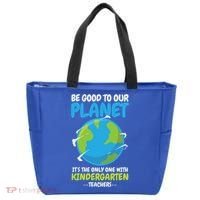 Earth Day Kindergarten Teacher Gift Tote Bag thumb 0