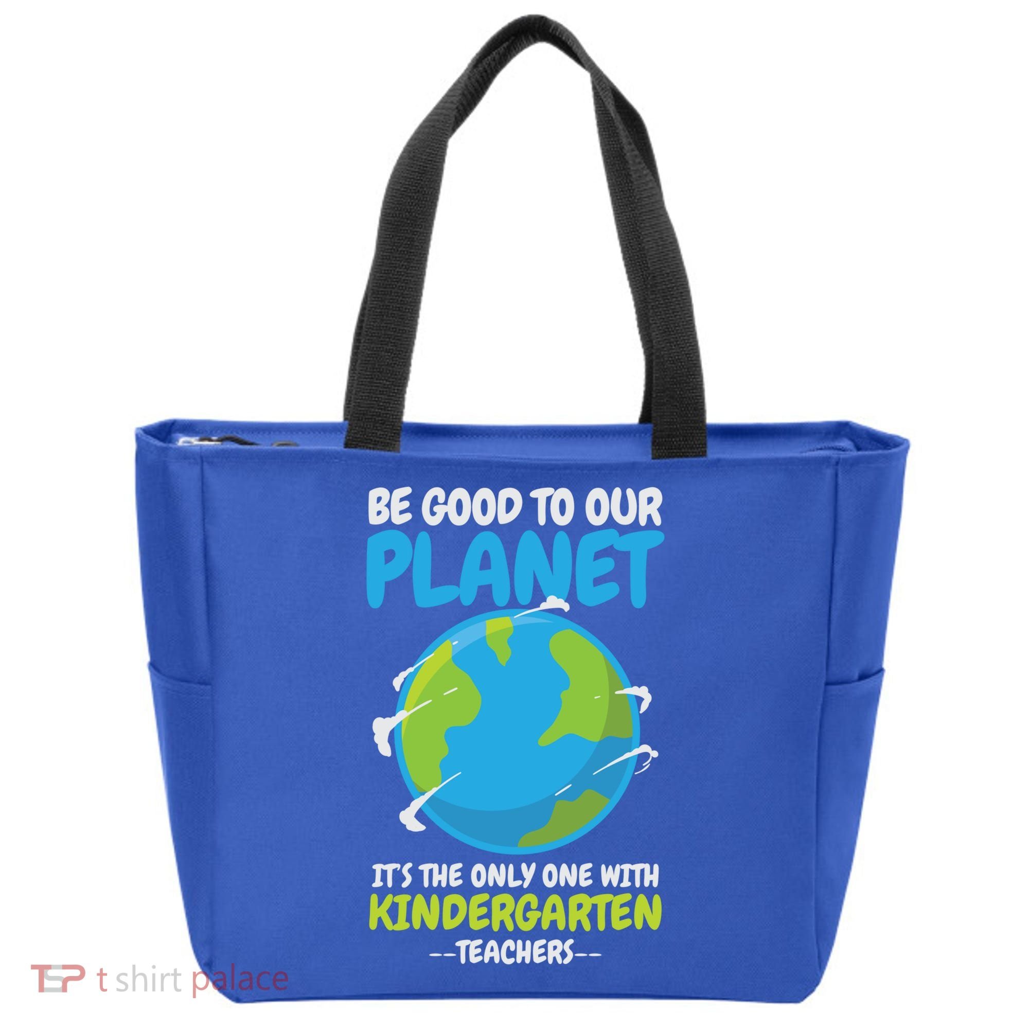 Earth Day Kindergarten Teacher Gift Tote Bag