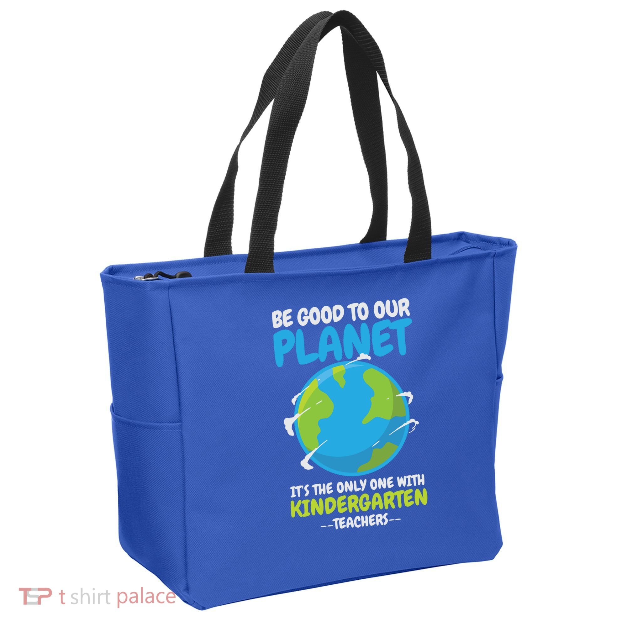 Earth Day Kindergarten Teacher Gift Tote Bag