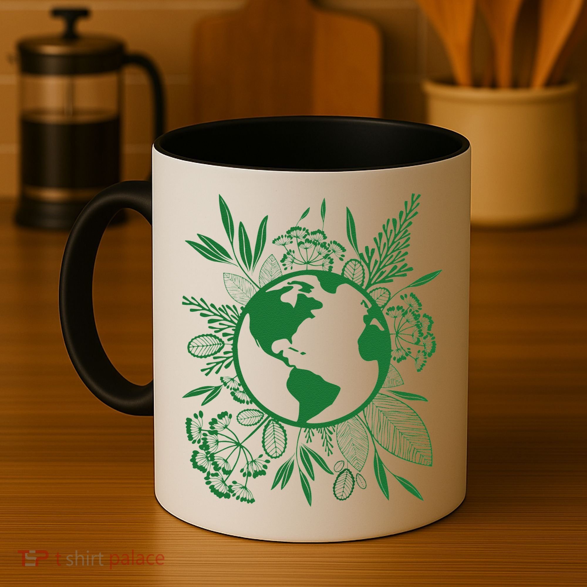 Earth Day Live Green Peace, Love, Reuse, Recycle Coffee Mug