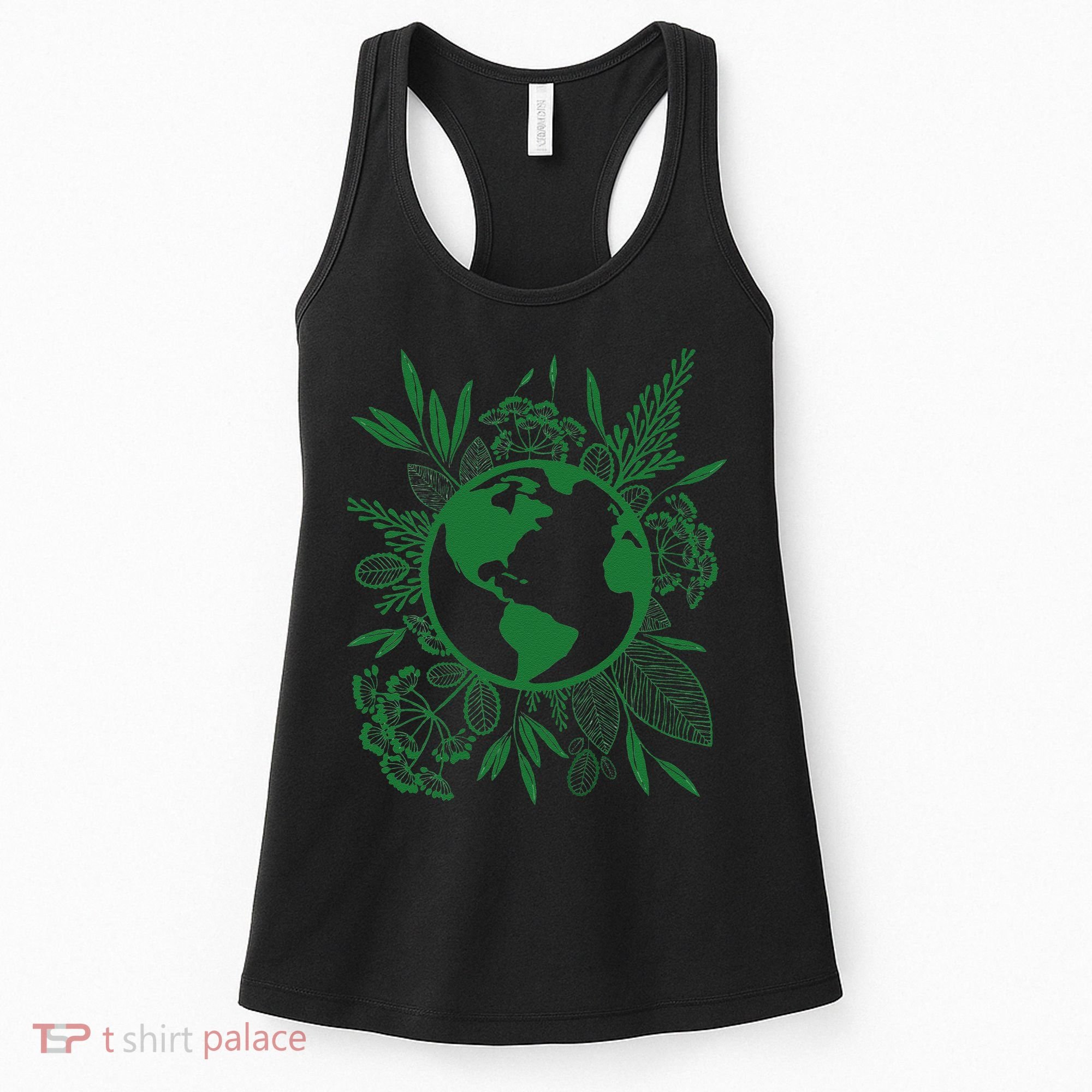 Earth Day Live Green Peace, Love, Reuse, Recycle Women's Tank Top