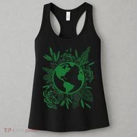 Earth Day Live Green Peace, Love, Reuse, Recycle Women's Tank Top thumb 3