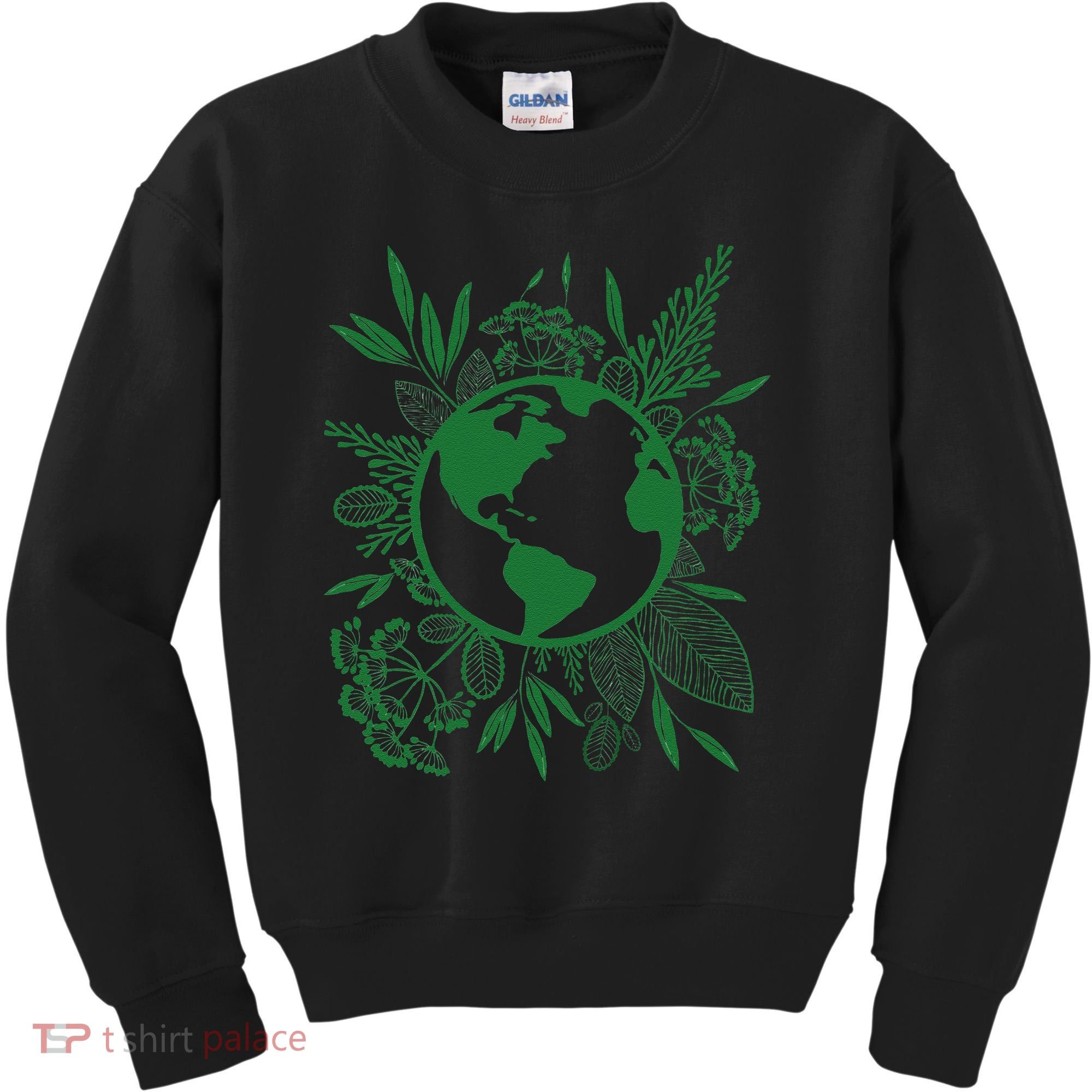 Earth Day Live Green Peace, Love, Reuse, Recycle Kids Sweatshirt