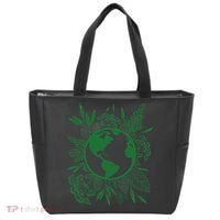 Earth Day Live Green Peace, Love, Reuse, Recycle Tote Bag thumb 0