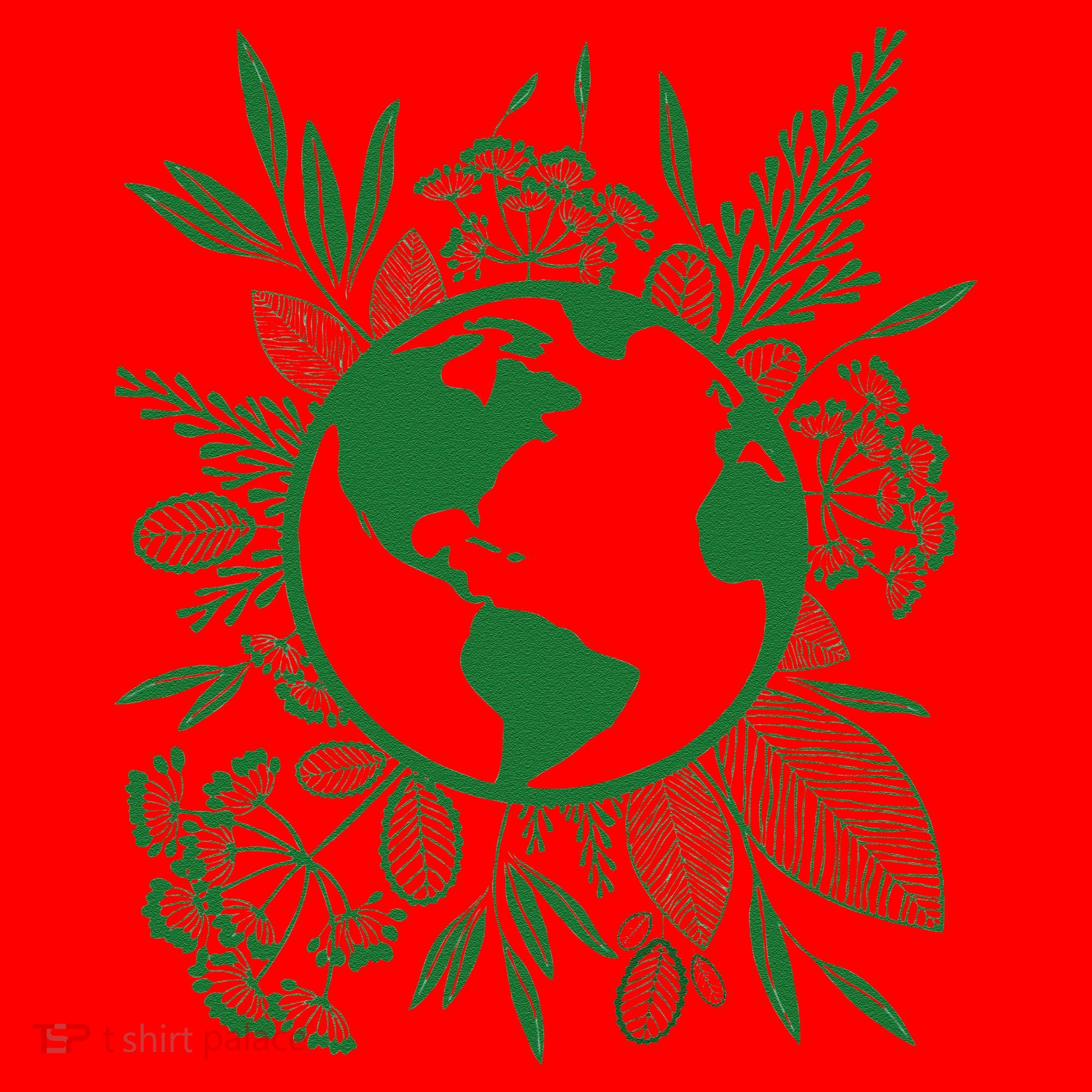 Earth Day Live Green Peace, Love, Reuse, Recycle Santa Hat