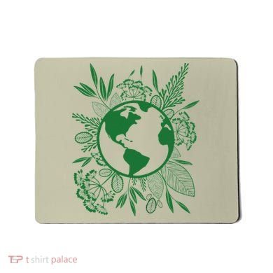 Earth Day Live Green Peace, Love, Reuse, Recycle Mousepad