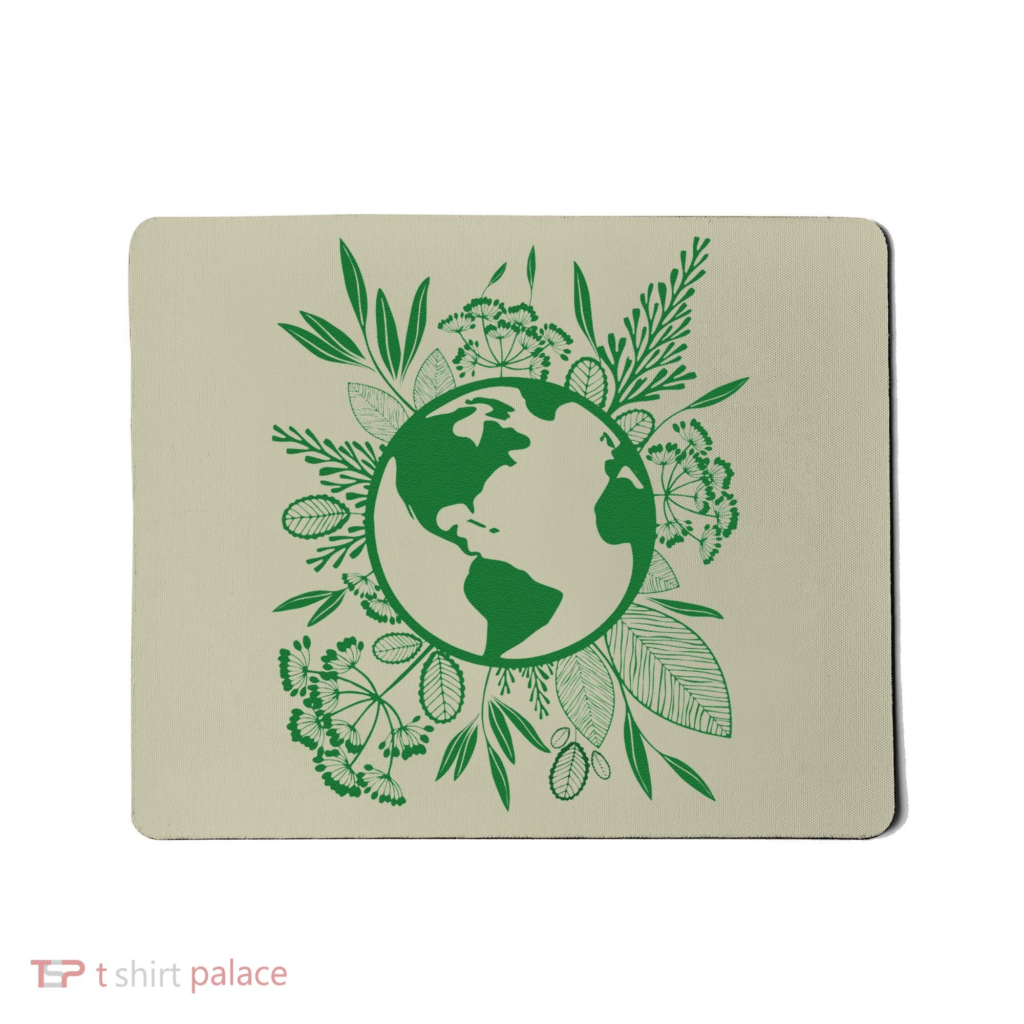Earth Day Live Green Peace, Love, Reuse, Recycle Mousepad