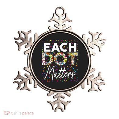 Each Dot Matters Polka Dot Lover Happy Dot Day Ornament