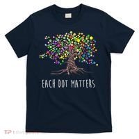 Each Dot Matters Colorful Unity Tree T-Shirt thumb 0