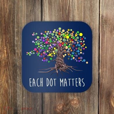 Each Dot Matters Colorful Unity Tree Coaster