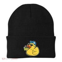 Evil Duck Middle Finger Cheeky Rubber Duck Beanie thumb 0