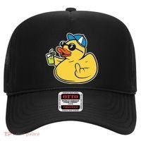 Evil Duck Middle Finger Cheeky Rubber Duck Hat thumb 0