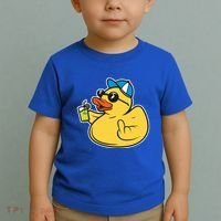 Evil Duck Middle Finger Cheeky Rubber Duck Toddler T-Shirt thumb 2