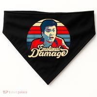 Emotional Damage Meme Funny Asian Guy Retro Hope Sunset USA-Made Doggie Bandana thumb 0