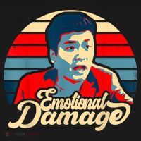 Emotional Damage Meme Funny Asian Guy Retro Hope Sunset Women's Tank Top thumb 5