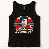 Emotional Damage Meme Funny Asian Guy Retro Hope Sunset Tank Top thumb 2