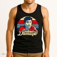 Emotional Damage Meme Funny Asian Guy Retro Hope Sunset Tank Top thumb 3