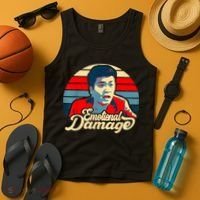 Emotional Damage Meme Funny Asian Guy Retro Hope Sunset Tank Top thumb 4