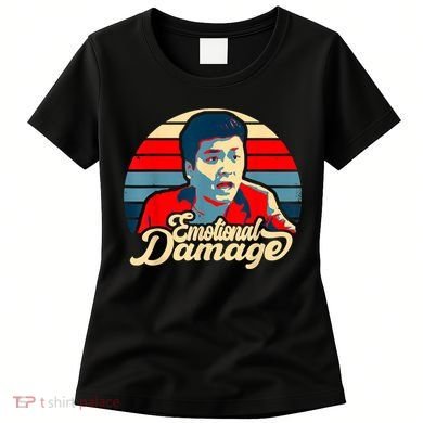 Emotional Damage Meme Funny Asian Guy Retro Hope Sunset Women's T-Shirt
