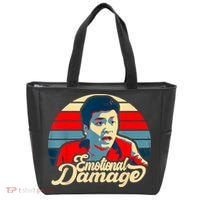 Emotional Damage Meme Funny Asian Guy Retro Hope Sunset Tote Bag thumb 0