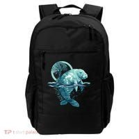 Earth Day Manatee Earth Day Manatee Artwork Backpack thumb 0