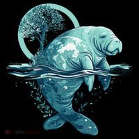 Earth Day Manatee Earth Day Manatee Artwork Coffee Mug thumb 5