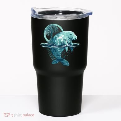 Earth Day Manatee Earth Day Manatee Artwork Tumbler