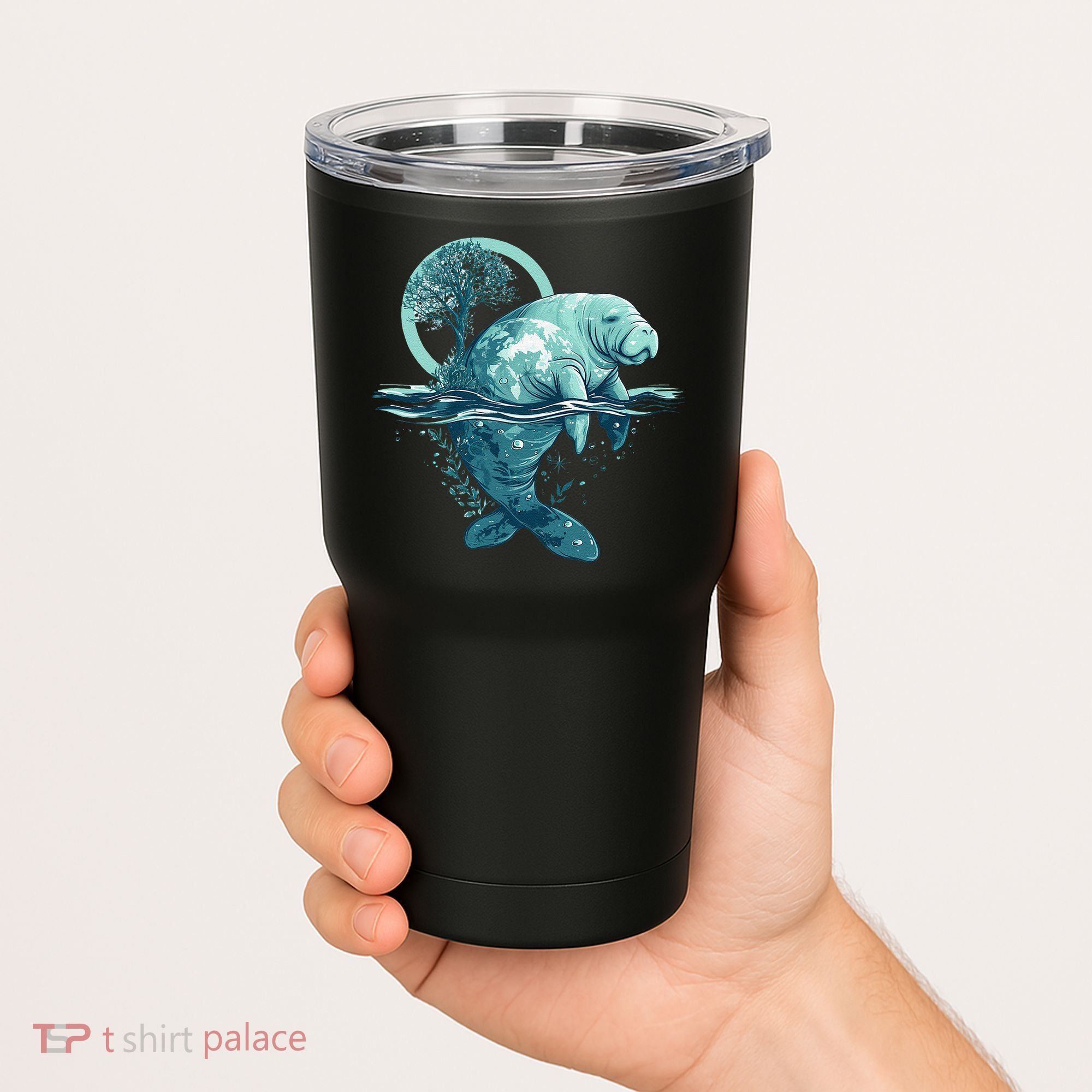 Earth Day Manatee Earth Day Manatee Artwork Tumbler