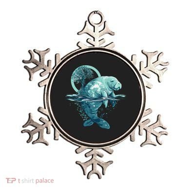 Earth Day Manatee Earth Day Manatee Artwork Ornament