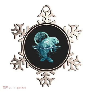 Earth Day Manatee Earth Day Manatee Artwork Ornament