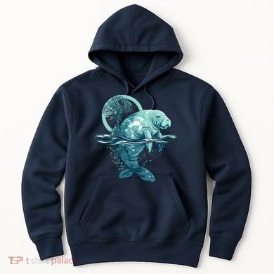 Earth Day Manatee Earth Day Manatee Artwork Hoodie