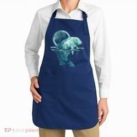 Earth Day Manatee Earth Day Manatee Artwork Apron thumb 2