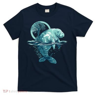 Earth Day Manatee Earth Day Manatee Artwork T-Shirt
