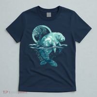 Earth Day Manatee Earth Day Manatee Artwork T-Shirt thumb 5
