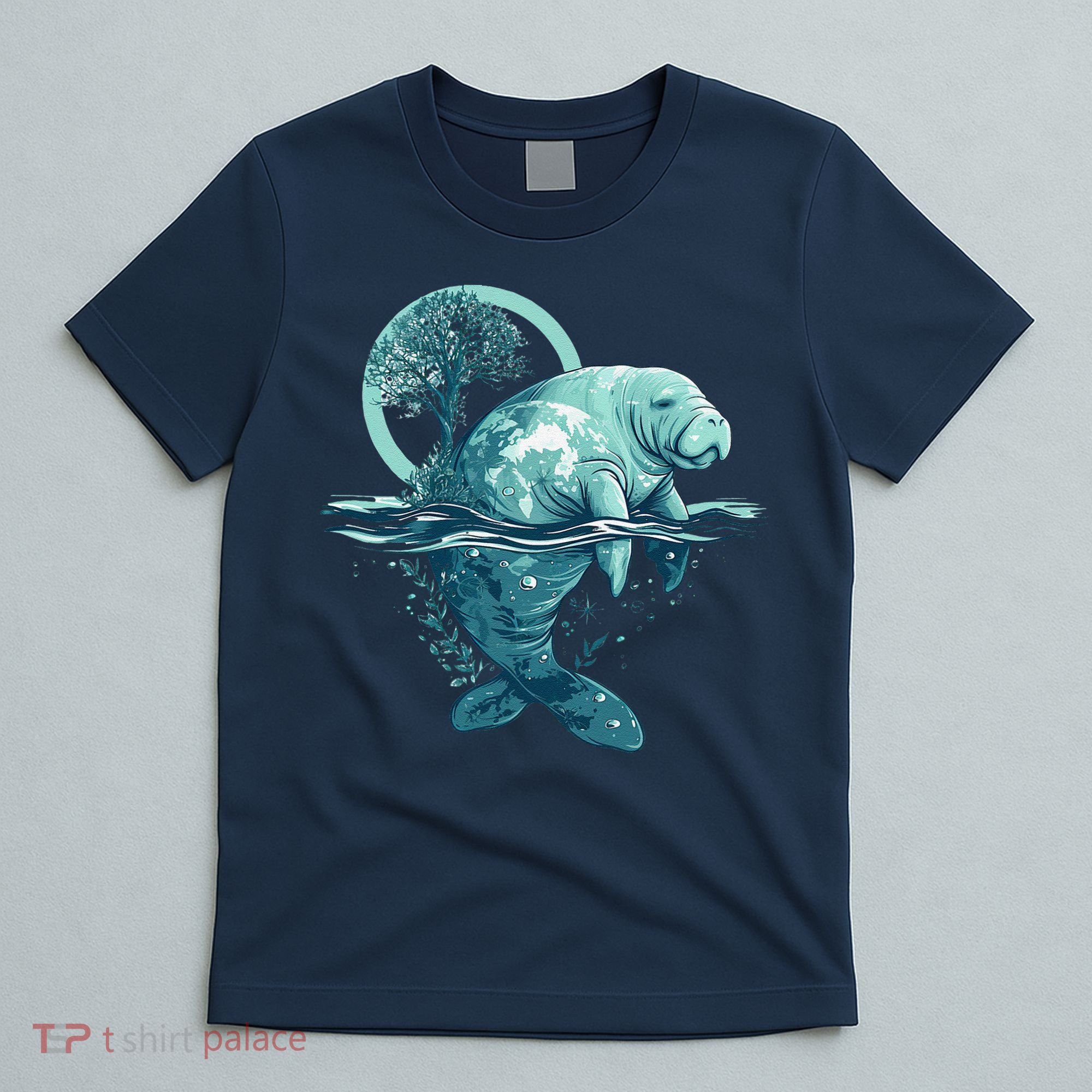 Earth Day Manatee Earth Day Manatee Artwork T-Shirt