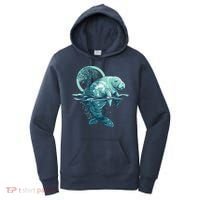 Earth Day Manatee Earth Day Manatee Artwork Women's Hoodie thumb 0