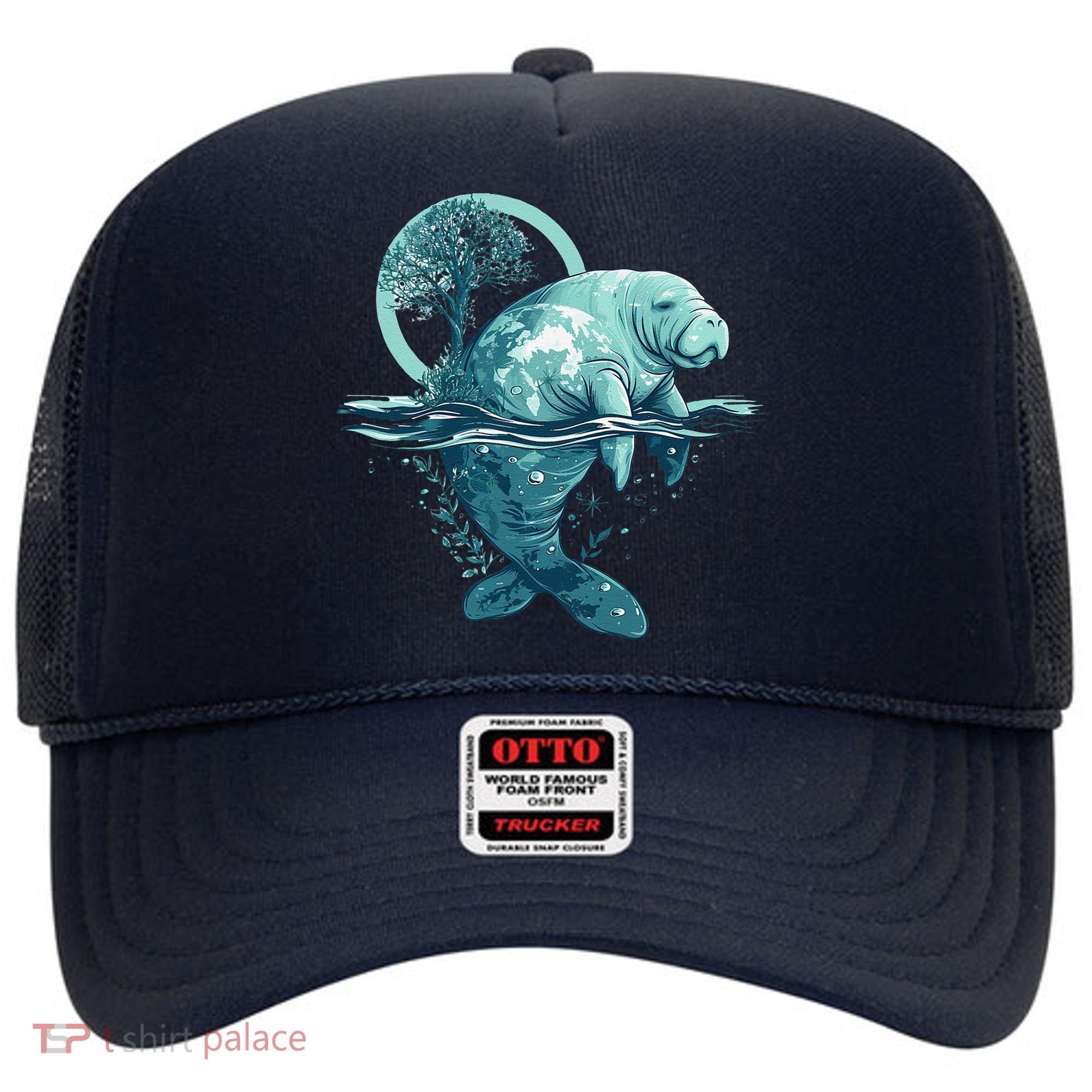 Earth Day Manatee Earth Day Manatee Artwork Hat