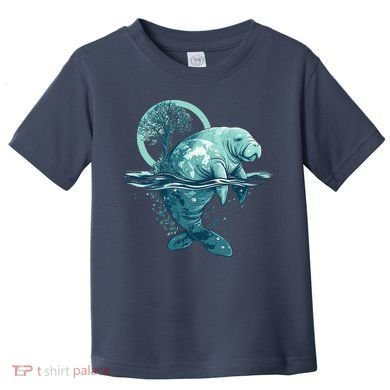 Earth Day Manatee Earth Day Manatee Artwork Toddler T-Shirt