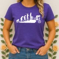 Evolution Downhill Mountain Bike Biking Women's T-Shirt thumb 2