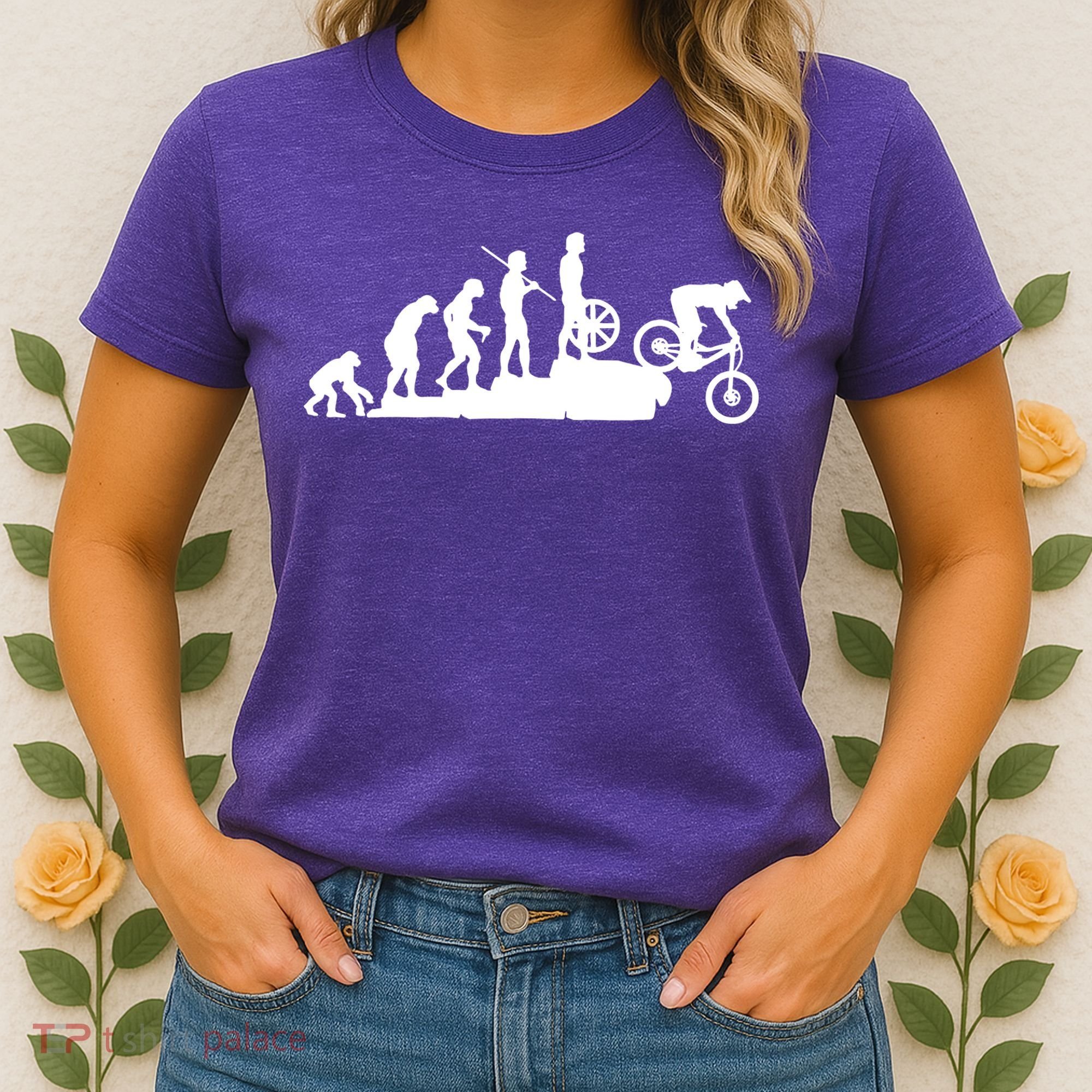 Evolution Downhill Mountain Bike Biking Women's T-Shirt
