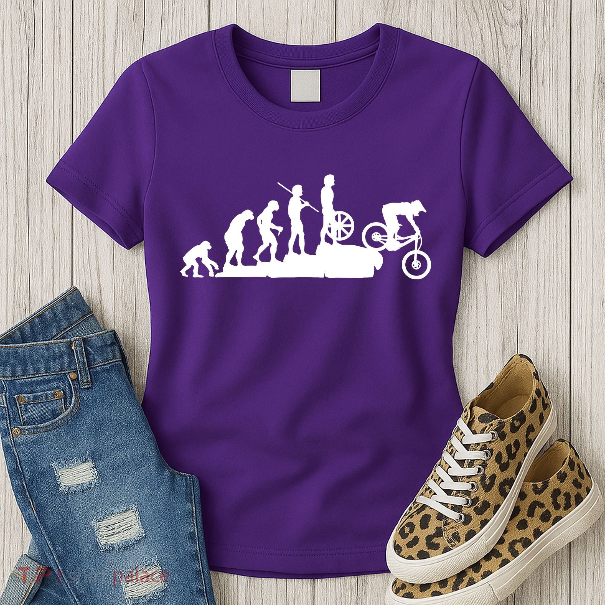 Evolution Downhill Mountain Bike Biking Women's T-Shirt