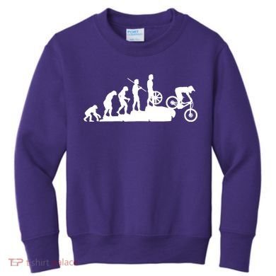 Evolution Downhill Mountain Bike Biking Kids Sweatshirt