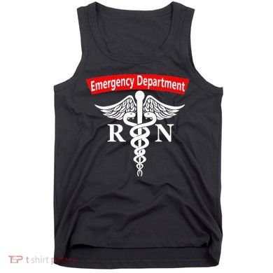 Emergency Department Nursing ER Registered Nurse RN Caduceus Tank Top