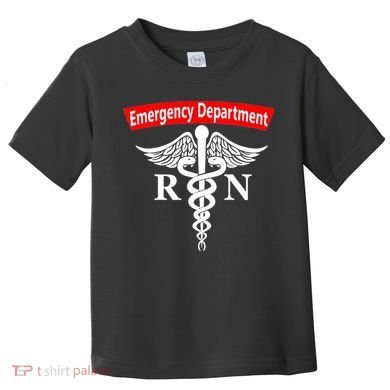 Emergency Department Nursing ER Registered Nurse RN Caduceus Toddler T-Shirt