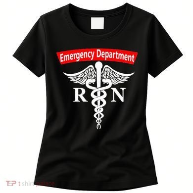 Emergency Department Nursing ER Registered Nurse RN Caduceus Women's T-Shirt